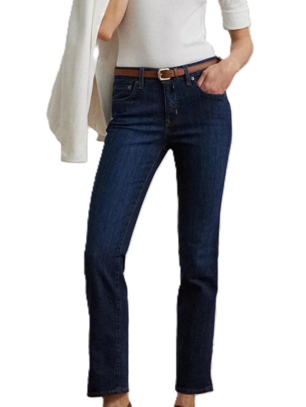 LRL lauren jeans co classic straight  leg jeans size 12  NWOTS